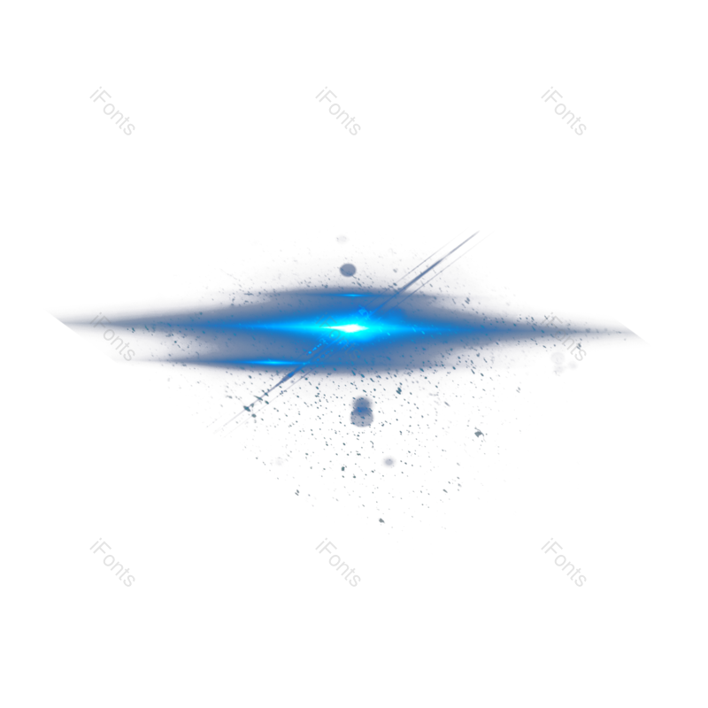 光效图片,科技元素,蓝色PNG,闪光免抠素材
